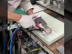 Cabeza de soldadura por láser de doble oscilación portátil con lentes reflectantes de 60° y 45°