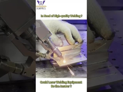 Máquina de soldadura láser de oscilación simple de mano ligera para soldadura de aluminio de 4 mm