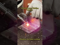 Máquina de soldadura portátil para soldadura ajustable de acero inoxidable 0-5 mm