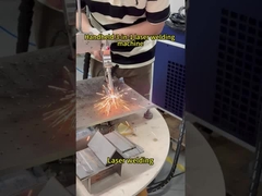 Máquina láser portátil 3 en 1 de 2000W permite la operación integrada de múltiples procesos