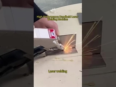 Máquina de soldadura por láser de fibra portátil de 2000W para acero inoxidable