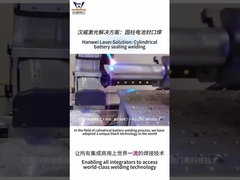 Máquina de soldadura láser con retroalimentación negativa de energía YAG HanWei para baterías cilíndricas