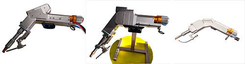 Un buen precio. Refrigerante por agua Cabeza de soldadura portátil con doble cable de alimentación de acero de aluminio en línea