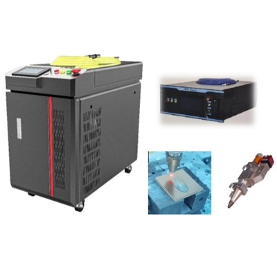 Un buen precio. Máquina de soldadura híbrida de láser azul de 1000W girada con precisión para soldadura de cobre en línea
