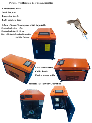 Un buen precio. Mini pistola láser portátil para la eliminación de óxido 1500w potencia láser en línea