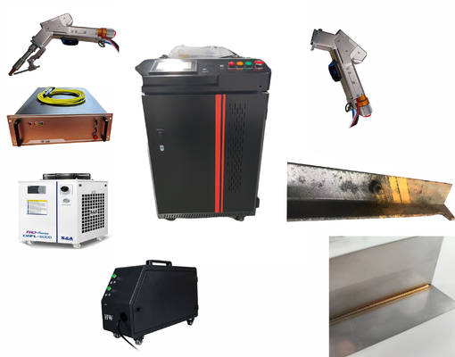 Un buen precio. Máquina de soldadura por láser portátil de 2kw 3 en 1 multifuncional en línea