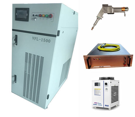 Máquina de soldadura por láser portátil Wobble, soldadora láser de 2kw con motor doble