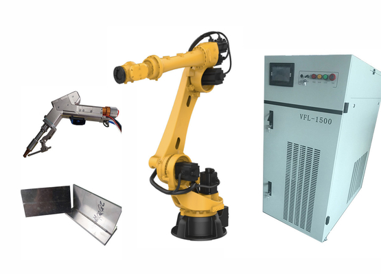 Un buen precio. Máquina de soldadura láser de mano integrada, soldadora láser de 1500 W con robot en línea
