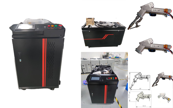 Un buen precio. Máquina de soldadura por láser rápida portátil de 2000w Fuente de láser de fibra en línea
