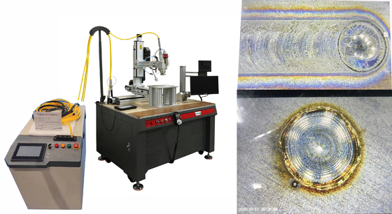 Un buen precio. Máquina de soldadura por láser industrial de cobre de latón AMB haz de modo ajustable en línea