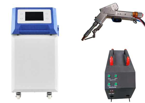 Un buen precio. Máquina de soldadura por láser portátil de 3000w con alimentador de alambre de doble vía en línea