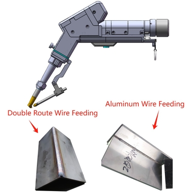 Máquina de soldadura portátil de 2000W con láser de enfriamiento por viento para soldar diferentes materiales