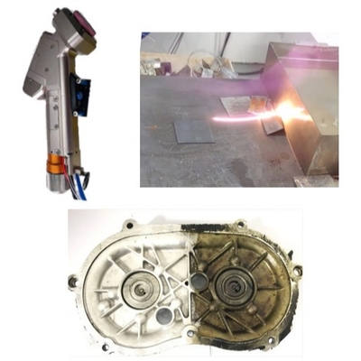 Un buen precio. Máquina de limpieza láser de motor único portátil con pistola ligera y compacta en línea