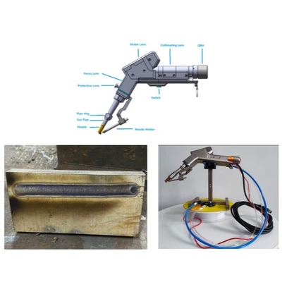Un buen precio. Máquina de soldadura por láser de un solo motor de 2000 W con cable de fibra estándar de 10 m en línea
