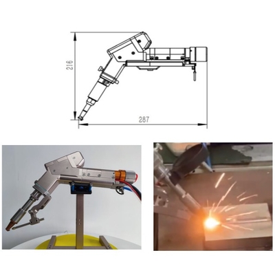 Un buen precio. Máquina de soldadura láser de motor único de mano ligera para soldar aluminio de 4 mm en línea