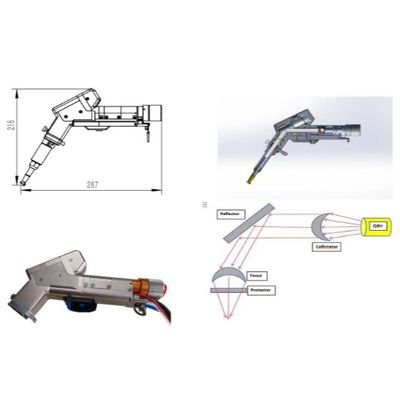 Soldadora láser de mano tres en uno, Máquina de soldadura, limpieza y corte láser de mano 3 en 1